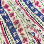 Load image into Gallery viewer, Vintage OshKosh B'gosh Striped Floral Garden Leggings 24 Months
