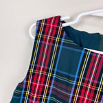 Load image into Gallery viewer, Crewcuts Girls Tartan Tiered Dress Warm Spruce 8
