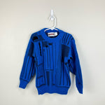 Load image into Gallery viewer, Vintage Barrel Blue Sweater 6 USA
