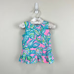 Load image into Gallery viewer, Lilly Pulitzer Girls Claudia Infant Dress Pelican Pink Off the Scales 3-6 Months

