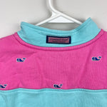 Load image into Gallery viewer, Vineyard Vines Aqua Green Pink Whale Shep Shirt L 14
