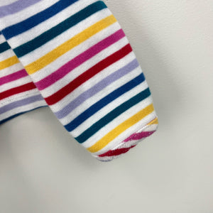 Hanna Andersson Girls Long Sleeve Rainbow Striped Tee 130 cm 8