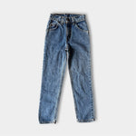 Load image into Gallery viewer, Vintage Levi's 505 Classic Fit Slim Orange Tab Blue Jeans 10 USA
