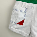 Load image into Gallery viewer, Vintage Baby Togs Applique Safari Shortall Romper 2T

