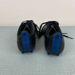 Load image into Gallery viewer, Adidas Kids' Goletto VIII FG Soccer Cleats Black Blue 2 NWT
