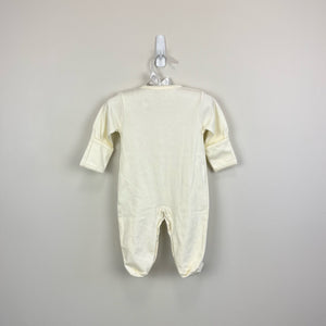 Kissy Kissy Organic Cotton Cream Sheep Footie 0-3 Months NWT