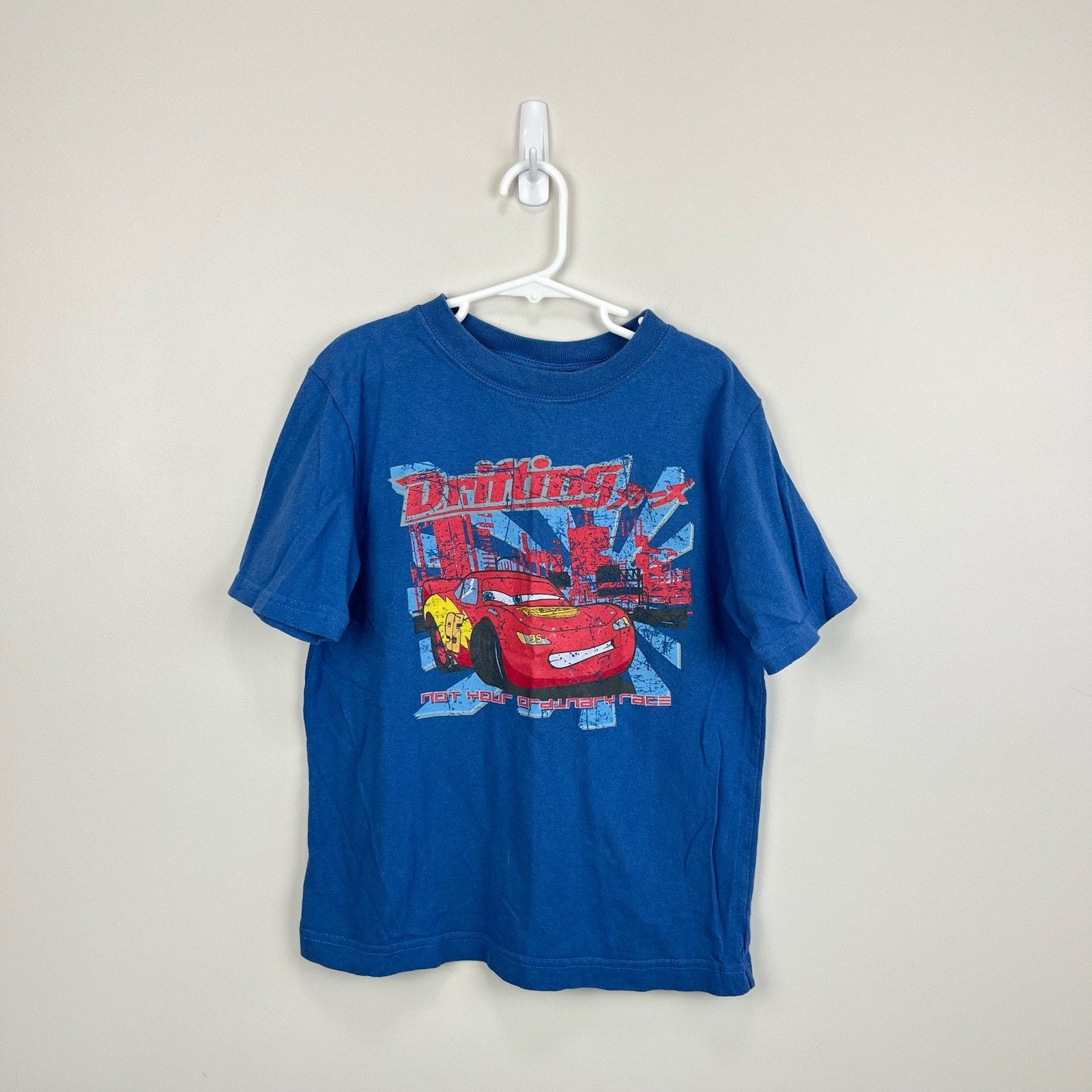 Vintage Disney Cars T-Shirt Blue 6/7