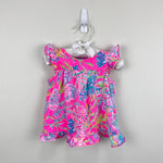 Load image into Gallery viewer, Lilly Pulitzer Girls Cecily Infant Dress Pink Isle Shell Me Something Good 3-6 Months
