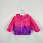 Load image into Gallery viewer, The North Face Girls Flurry Tricolor Wind Jacket Pink 3-6 Months
