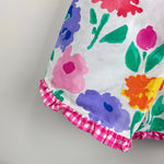 Load image into Gallery viewer, Vintage 90s Floral Ruffle Bow Romper 3T
