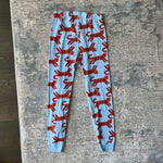 Load image into Gallery viewer, Hanna Andersson Blue Otis the Tiger Long John Pajamas 120 cm 6-7

