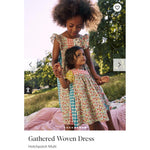 Load image into Gallery viewer, Mini Boden Gathered Woven Dress Hotchpotch Multi 3-6 Months
