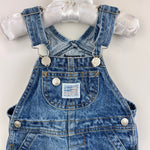 Load image into Gallery viewer, Vintage Polo Jeans Co Ralph Lauren Blue Jean Shortalls M 6-12 Months

