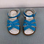 Load image into Gallery viewer, Saltwater Original Girls Blue Sandals 9
