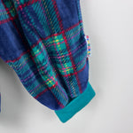 Load image into Gallery viewer, Vintage Gymboree Holiday Plaid Velour One Piece Newborn 3-6 Months NWT
