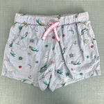 Load image into Gallery viewer, J. Crew Girls' Pull-On Short Mermaid Print Medium 8
