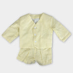 Load image into Gallery viewer, Vintage Yellow Seersucker Stripe Suit 6-12 Months USA

