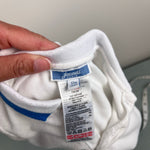 Load image into Gallery viewer, Jacadi Paris French Terry Shortall Romper White 12 Months
