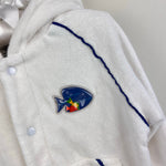 Load image into Gallery viewer, Vintage OshKosh B'gosh Fish Toweling Cover Up XL 12 Months
