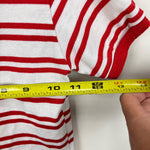 Load image into Gallery viewer, Vintage Health-tex Red and White Striped Polo Shirt 7 USA
