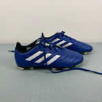 Load image into Gallery viewer, Adidas Kids' Goletto FG Soccer Cleats Blue White 1
