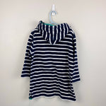 Load image into Gallery viewer, Mini Boden Navy &amp; White Stripe Towelling Throw-On 5-6

