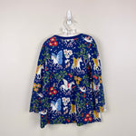 Load image into Gallery viewer, Mini Boden Blue Enchanted Unicorn Jersey Pocket Tunic Dress 6-7
