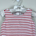 Load image into Gallery viewer, Janie and Jack Red and White Striped Ruffle Dress 18-24 Months

