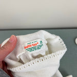 Load image into Gallery viewer, Vintage Healthtex White Eyelet Bow Turtleneck Top 24 Months USA
