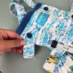 Load image into Gallery viewer, Vintage OshKosh B'gosh Fish Overalls 18 Months USA
