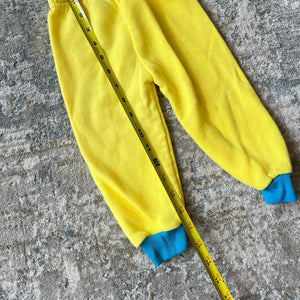 Vintage Tough Cookies Yellow Outer Space Sweatsuit 24 Months