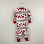 Load image into Gallery viewer, Hanna Andersson Holiday Dear Deer HannaJams Sleeper75 cm 12-18 Months
