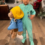 Load image into Gallery viewer, Vintage Paddington Footie Pajamas 4T USA
