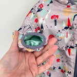 Load image into Gallery viewer, Patagonia Baby Reversible Puff-Ball Bunting Mint Green Town 3-6 Months
