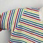 Load image into Gallery viewer, Vintage Sears Rainbow Striped T-Shirt Medium Infant USA
