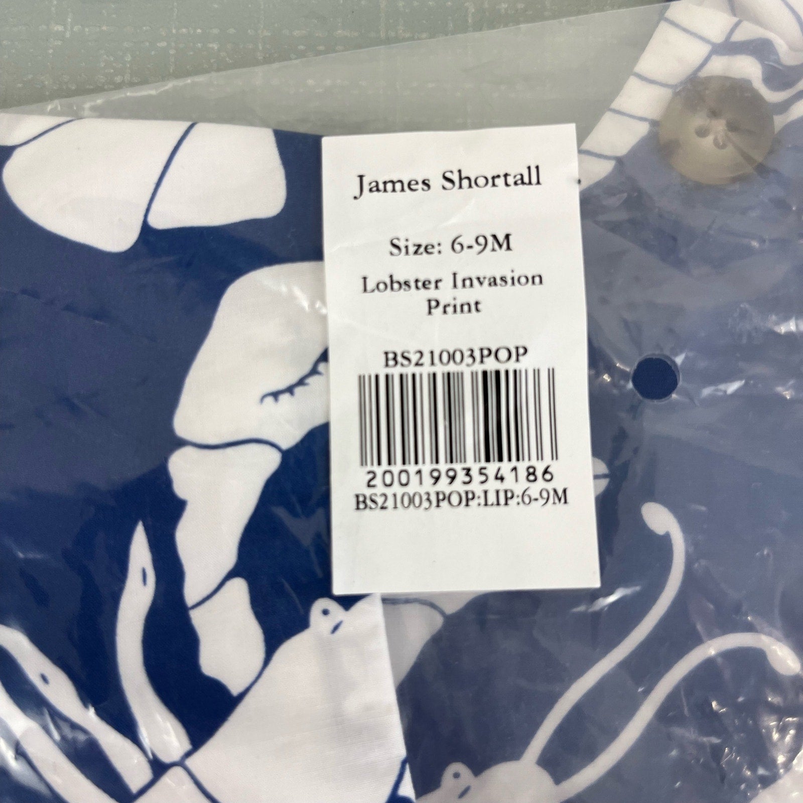 Classic Prep Childrenswear James Shortall Lobster Invasion 6-9 Months NWT