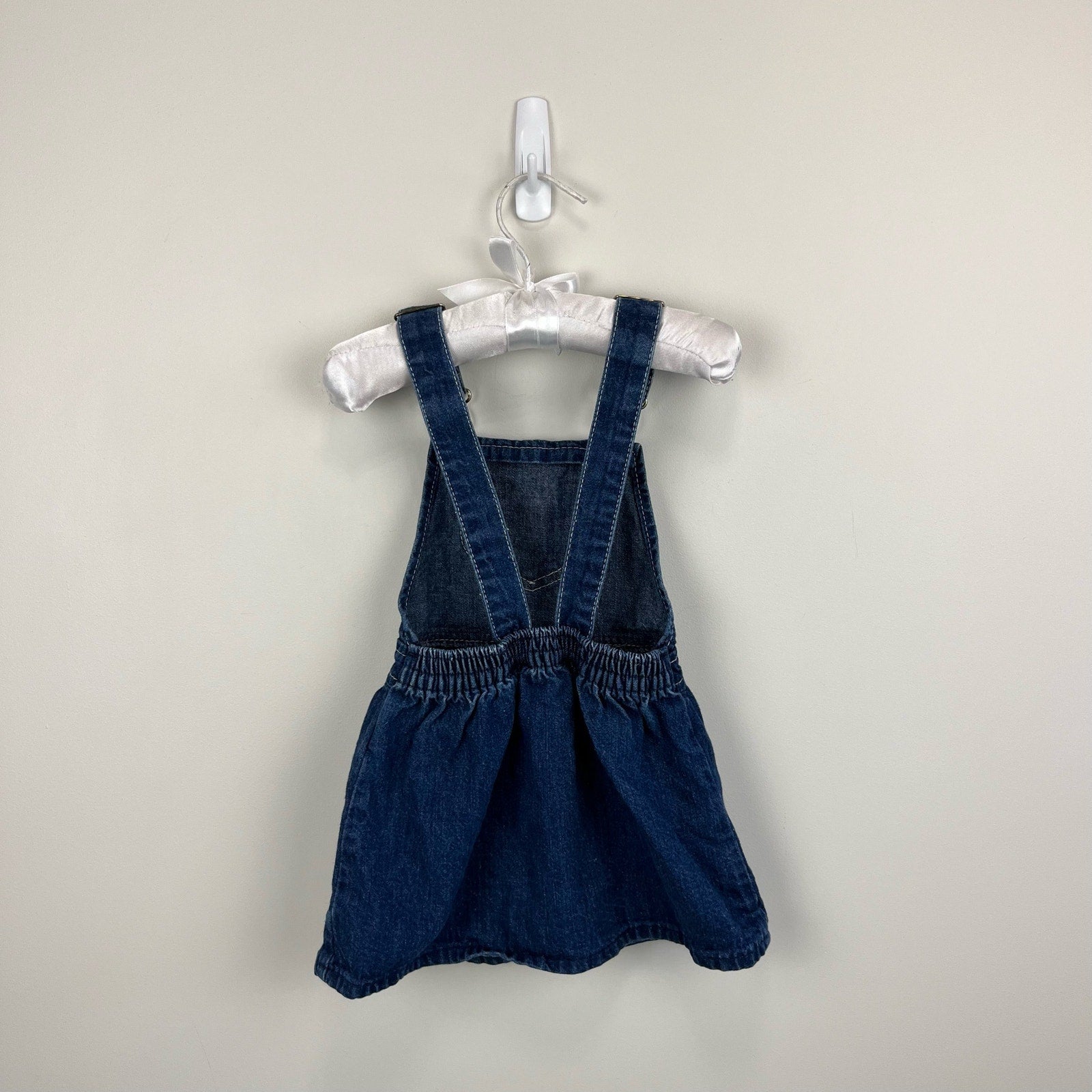 Vintage OshKosh B'gosh Denim Jumper Dress 24 Months USA