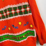 Load image into Gallery viewer, Vintage Basic Editions Halloween Sweatshirt 7/8
