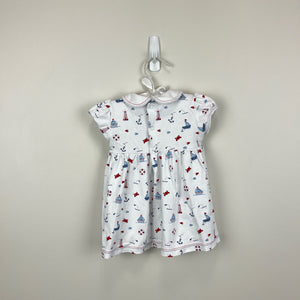 Kissy Kissy Printed Sailboat Dress 6-9 Months