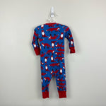 Load image into Gallery viewer, Hanna Andersson Red Blue Fox Pajamas 70 cm 6-12 Months
