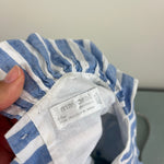 Load image into Gallery viewer, Mayoral Striped Dress Denim Blue and White 70 cm 4-6 Months
