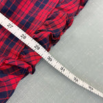 Load image into Gallery viewer, Vintage Cinderella Red Navy Ruffle Plaid Dress USSA
