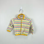 Load image into Gallery viewer, Vintage Bloomingdale&#39;s Rainbow Stripe Terry Sweatshirt XL
