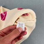 Load image into Gallery viewer, Claver Ivory Pink Sailboat Roll Neck Sweater 6 Months
