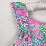 Load image into Gallery viewer, Lilly Pulitzer Girls Vienna Maxi Dress Prosecco Pink Seaing Things S 4-5
