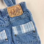 Load image into Gallery viewer, Vintage Little Rebels Blue Jean Suspender Pants 2T
