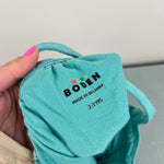 Load image into Gallery viewer, Mini Boden Embroidered Jersey Vest Corsico Blue Tank Top 2-3
