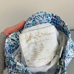 Load image into Gallery viewer, Lilly Pulitzer Junior Capri Trunk Resort White Call My Shell Phone S 4-5
