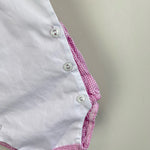 Load image into Gallery viewer, Will'Beth Pink Gingham Bunny Sun Suit Romper 0 Months

