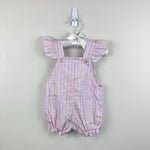 Load image into Gallery viewer, Vintage A Tiny Tots Original Pastel Plaid Ruffle Sunsuit Romper 12 Months
